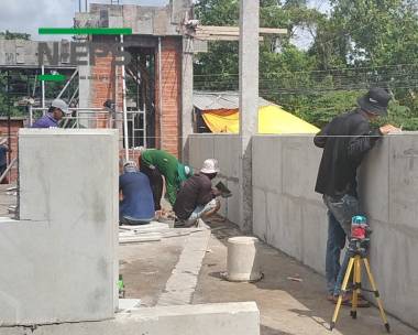 Biệt thự bê tông nhẹ Cần Thơ 