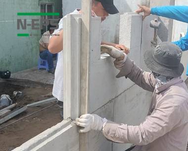 Biệt thự bê tông nhẹ Cần Thơ 