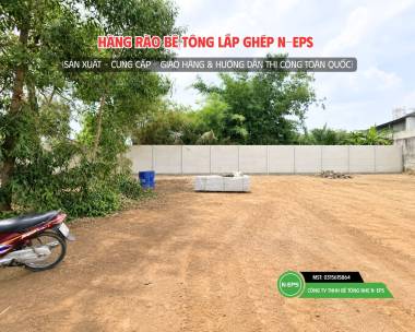 Hàng Rào Bê Tông Nhẹ Cao 2.44M Tại Tây Ninh