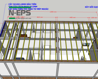 Bản vẽ 3D cải tạo khách sạn tại Ninh Thuận