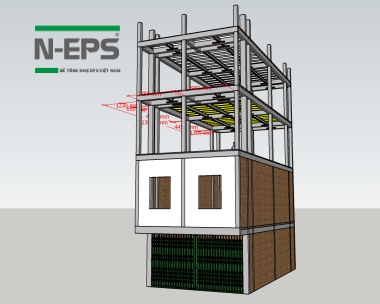 Bản vẽ 3D cải tạo khách sạn tại Ninh Thuận