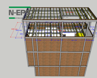 Bản vẽ 3D cải tạo khách sạn tại Ninh Thuận