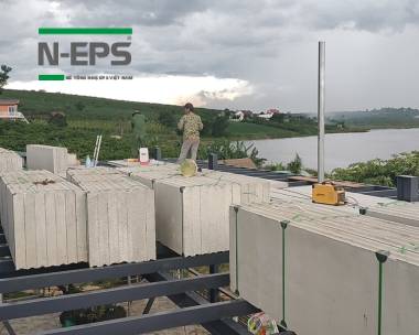 Giải pháp sàn lắp ghép bê tông nhẹ N-EPS chống thấm tuyệt đối