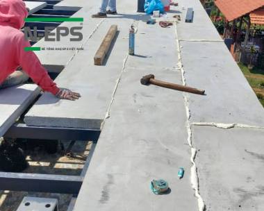 Giải pháp sàn lắp ghép bê tông nhẹ N-EPS chống thấm tuyệt đối
