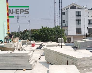 Thay thế sàn btct bằng sàn bê tông nhẹ N-EPS tại Ninh Thuận
