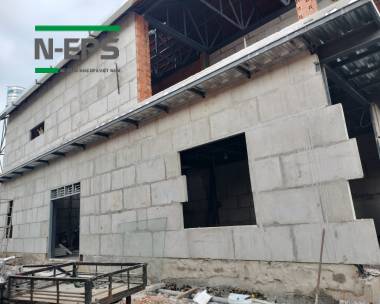 Nhà 2 tầng bê tông nhẹ tại Đồng Nai