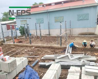 Giải pháp sàn nhẹ thay thế sàn deck BTCT tại Nhà Bè