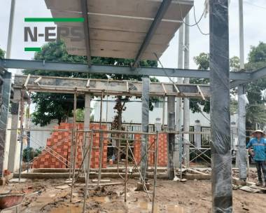 Giải pháp sàn nhẹ thay thế sàn deck BTCT tại Nhà Bè