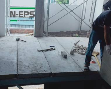 Nhà lắp ghép  tiền chế  bê tông nhẹ N-EPS tại An Giang