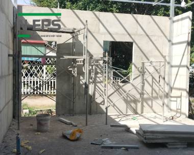 Nhà lắp ghép  tiền chế  bê tông nhẹ N-EPS tại An Giang