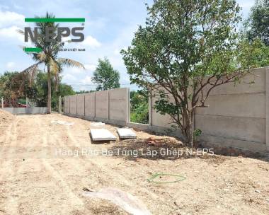 Hàng Rào Bê Tông Lắp Ghép Tại Bình Phước - Tường Cao 1.8m