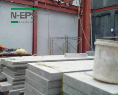 Nhà tiền chế tường sàn bê tông nhẹ tại Thủ Đức