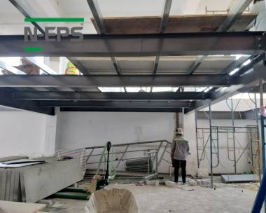 Cận cảnh quá trình lắp ghép sàn bê tông nhẹ 