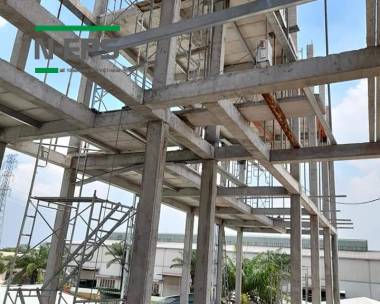 Nhà trọ 4 tầng sử dụng bê tông nhẹ N-EPS tại Quận 12, TP HCM
