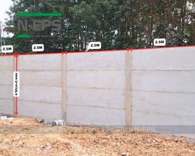Bản Vẽ Thiết Kế Hàng Rào Bê Tông Lắp Ghép 
