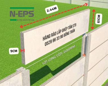Bản Vẽ Thiết Kế Hàng Rào Bê Tông Lắp Ghép 