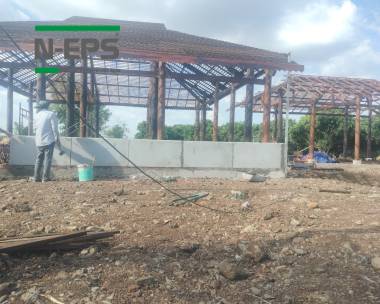Nhà gỗ xây tường bê tông nhẹ N-EPS