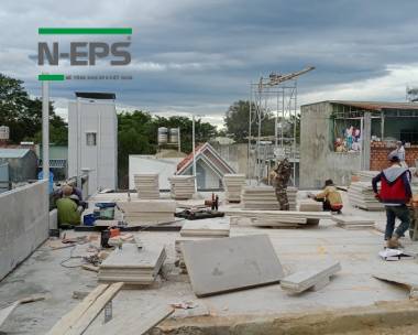 Công trình tường sàn bê tông nhẹ N-EPS tại Kon Tum