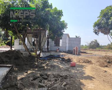 Nhà gỗ xây tường bê tông nhẹ N-EPS