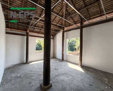 Nhà gỗ xây tường bê tông nhẹ N-EPS