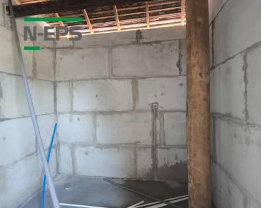 Nhà gỗ xây tường bê tông nhẹ N-EPS