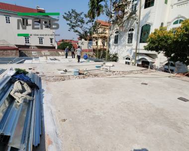 Sàn bê tông nhẹ ST9 làm nhà trọ tại Bắc Ninh