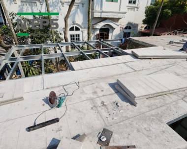 Sàn bê tông nhẹ ST9 làm nhà trọ tại Bắc Ninh