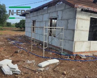 Nhà gỗ xây tường bê tông nhẹ N-EPS