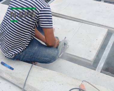 Nhà tiền chế lắp ghép bê tông nhẹ tại Bến Tre