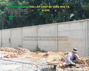 Tổng Hợp Mẫu Hàng Rào Bê Tông Nhẹ T8 N-EPS