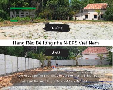 Tổng Hợp Mẫu Hàng Rào Bê Tông Nhẹ T8 N-EPS