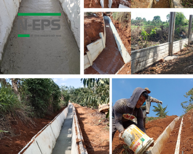 Bờ mương lắp ghép bê tông 