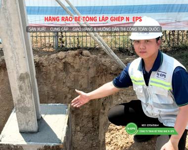 Hàng Rào Bê Tông Lắp Ghép Tại KCN Long Đức Gần 1km