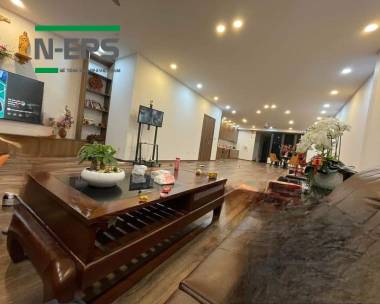 Công trình nhà 2 tầng tường bê tông nhẹ và sàn deck