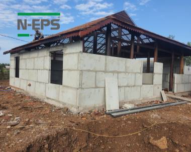 Nhà gỗ vách bê tông nhẹ tại Vũng Tàu