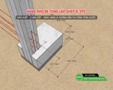 Công Trình Tại Hà Nam Sử Dụng Hàng Rào Bê Tông Nhẹ