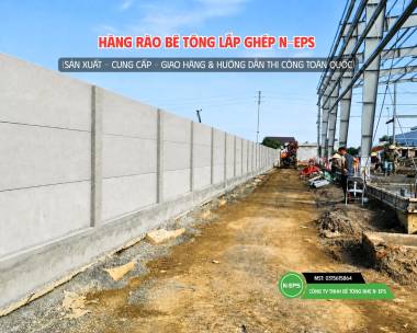 Công Trình Tại Hà Nam Sử Dụng Hàng Rào Bê Tông Nhẹ