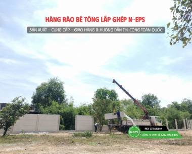 Hàng Rào Bê Tông Lắp Ghép Tại Bình Phước - Tường Cao 1.8m