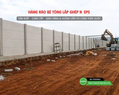 Hàng Rào Bê Tông Lắp Ghép KCN tại Bình Phước 