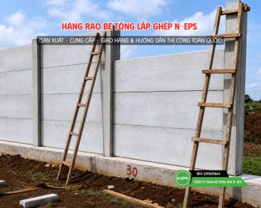Hàng Rào Bê Tông Lắp Ghép KCN tại Bình Phước 