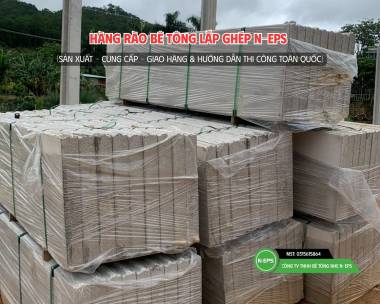 Hàng Rào Bê Tông Lắp Ghép Tại Đà Lạt Cao 2.44m