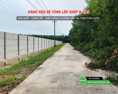 Hàng Rào Bê Tông Lắp Ghép Tại Đồng Nai
