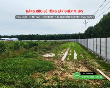 Hàng Rào Bê Tông Lắp Ghép Tại Đồng Nai