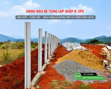 Hàng rào Bê tông lắp ghép tại Cầu Đất, Lâm Đồng