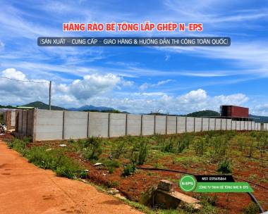 Hàng rào Bê tông lắp ghép tại Cầu Đất, Lâm Đồng
