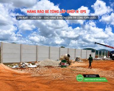 Hàng rào Bê tông lắp ghép tại Cầu Đất, Lâm Đồng