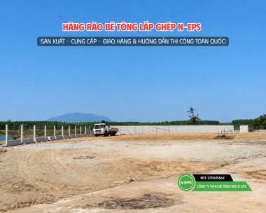 Hàng Rào Lắp Ghép Cho Dự Án Siêu Dài Tại Cà Mau