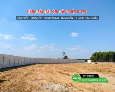 Hàng Rào Lắp Ghép Cho Dự Án Siêu Dài Tại Cà Mau