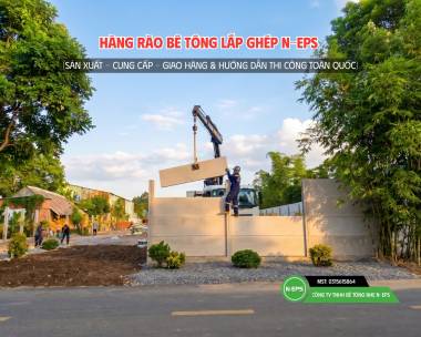 Hàng Rào Bê Tông Lắp Ghép Cao 2.44M Tại Củ Chi