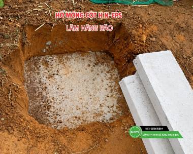 Hàng Rào Bê Tông Nhẹ Có Đà Kiềng Tại Vĩnh Long